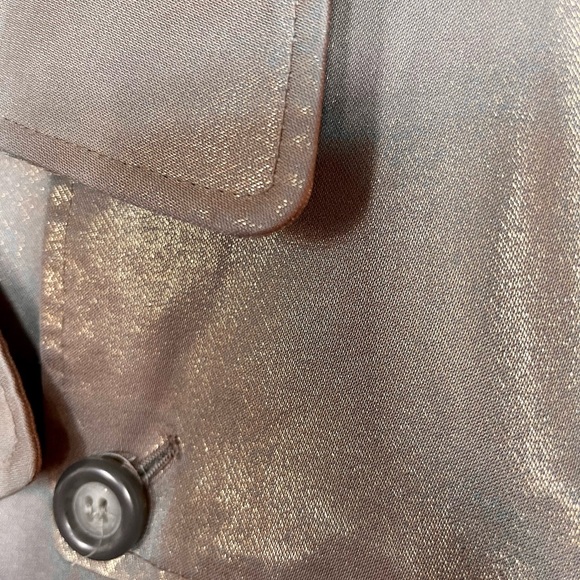 Alfani Jacket/Pea Coat in a gorgeous Metallic Fabric - Picture 3 of 8